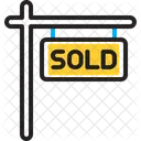 Sold Sign  Icon