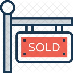 Sold signboard  Icon