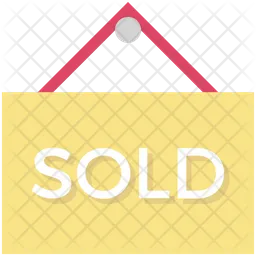 Sold Signboard  Icon