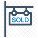 Sold Signboard Sign Sign Board Icon
