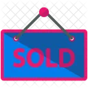 Signboard Sold Sign Icon