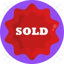 Sold Tag Sold Label Sold Signboard アイコン