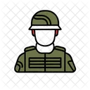 Soldado Combate Militar Icon