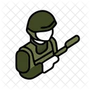 Soldado Combate Militar Icon