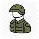 Soldado Combate Militar Icon