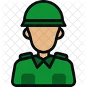 Avatar Hombre Militar Icon