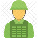 Armado Soldado Militar Ícone