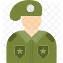 Soldado Militar Exercito Ícone