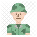 Soldat Job Berufe Symbol