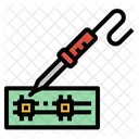 Soldering Iron Construction Icon
