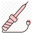 Soldering Iron Color Shadow Line Icon 아이콘