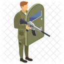 War Soldier Military Person Icon