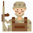 Isoldier Soldier Uniform Icon