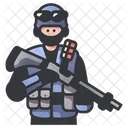 Shotgun Police Swat Icon