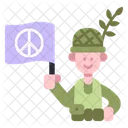 Soldier Peace War Icon