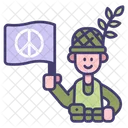 Soldier Peace War Icon