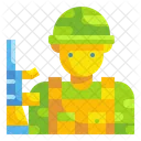 Soldier War Gun Icon