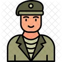 Soldier Armed Army Icon