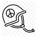 Soldier Helmet Headgear Protection Icon