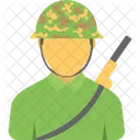 Armed Soldier Military Icon