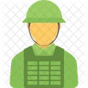 Armed Soldier Military Icon
