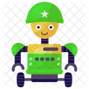 Soldier Robot Warrior Robot Military Robot Icon