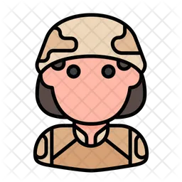 Soldier Woman  Icon