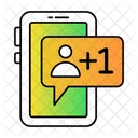 Solicitud De Amistad Notificacion Perfil Icono
