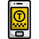 Aplicacion De Taxi Taxi Taxi Icono