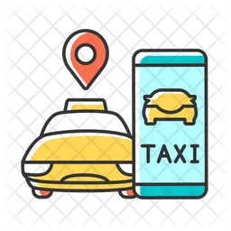 Solicitud de taxi  Icono