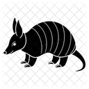 Armadillo Animal Fauna Icon