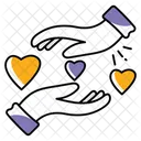 Solidarity Charity Donation Icon