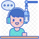 Solo Podcaster Solo Podcast Podcaster Icon