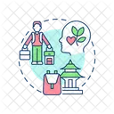 Solo Travel Individual Self Discovery Icon