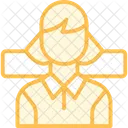 Solo Trip Duotone Line Icon Icon