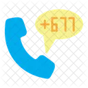 Solomon Island Country Code Phone Icon
