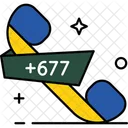 Solomon Islands Country Code Phone Code Icon