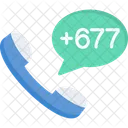 Solomon Islands Dial Code  Icon