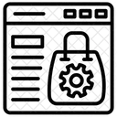 Solução de comércio eletrônico  Ícone