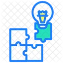 Solution Problem Solution Jigsaw Puzzle Icon