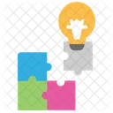 Solution Problem Solution Jigsaw Puzzle Icon