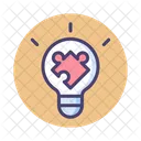 Solution Light Bulb Idea Icon