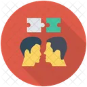 Solution Jigsaw Teamwork Icon