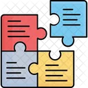 Graph Jigsaw Puzzle Icon