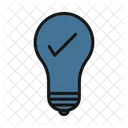 Solution Bulb Invention Icon