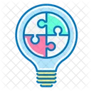 Solution Light Bulb Puzzle Icon