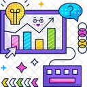 Solution Analytics Growth Icon