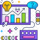 Solution Analysis Chart Analytic Chart Icon