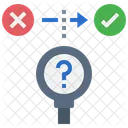 Solution Problem Solving Research Icon