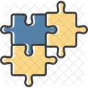 Solution Solid Puzzle Icon